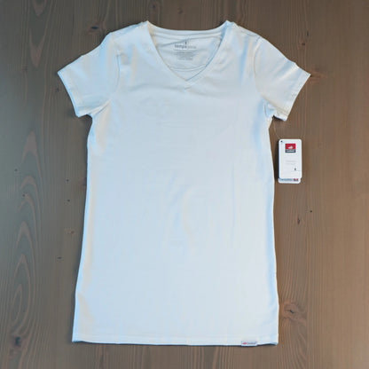 Ladies Fitted, V-Neck
